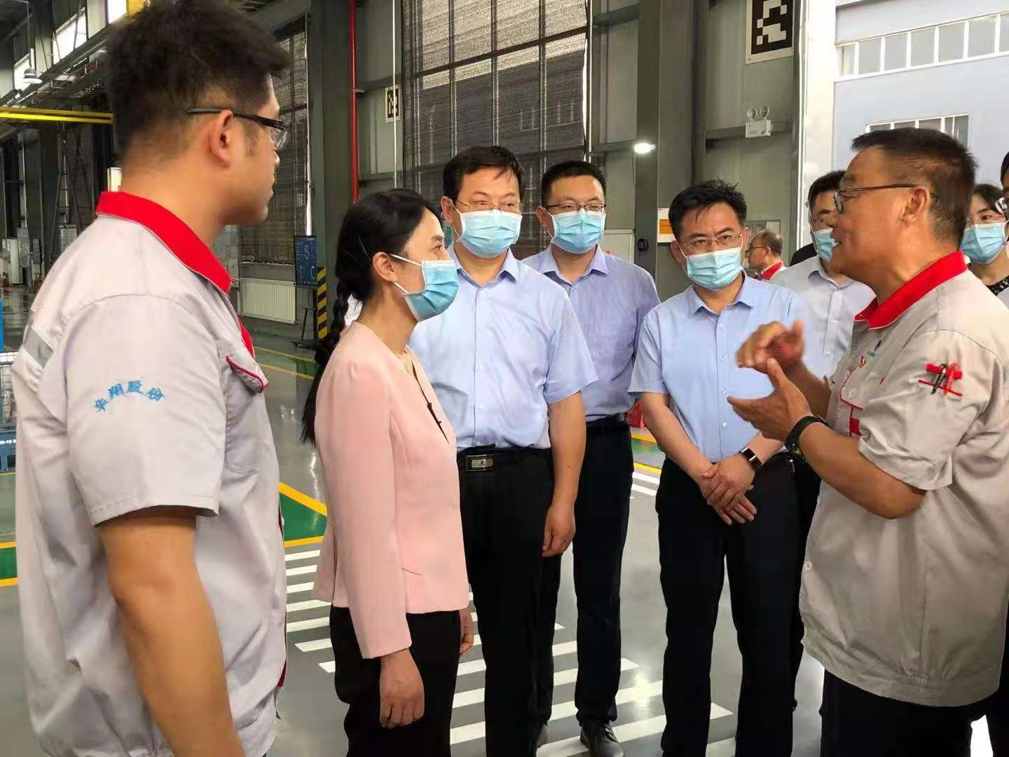 省委常委、組織部部長陳安麗蒞臨我司調(diào)研企業(yè)黨建及運行情況